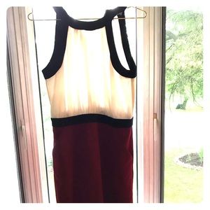 Loft Colorblock Dress Size 2